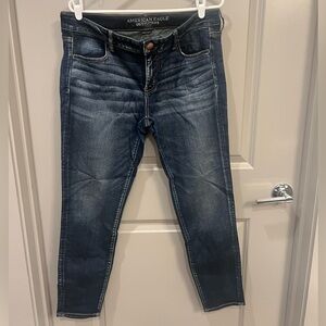 American Eagle Super Low Rise Skinny Jeggings